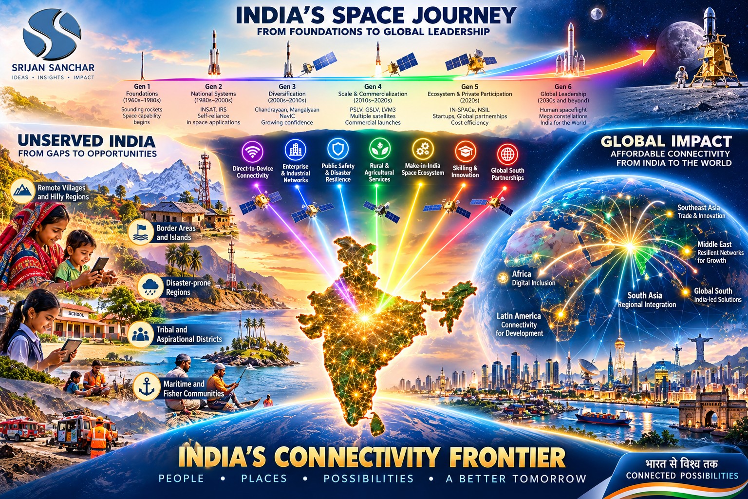 SATELLITE CONNECTIVITY  INDIAN  CHOICES OF PATHWAYS